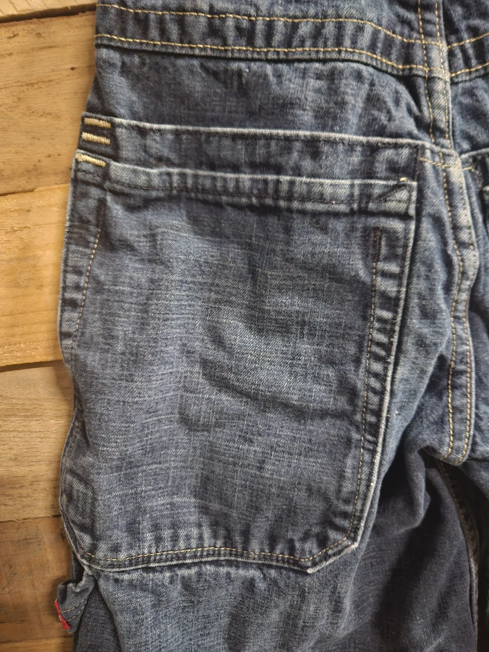 Vintage JNCO Kids Denim Shorts Size 10 Embroidered Jorts Bulldog Pocket Patch